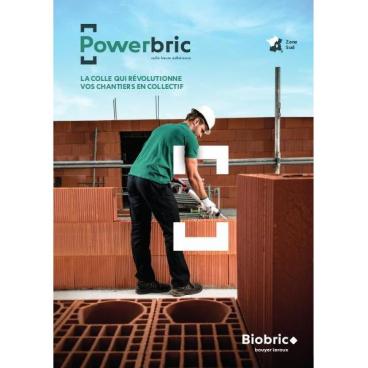 Plaquette Powerbric Biobric SUD, colle prête à l'emploi pour les bâtiments collectifs jusqu'à R+3