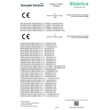 CE BLF85S - Site de production St Martin des Fontaines - Mur et Cloison