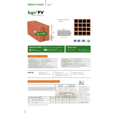 Fiche produit brique bgv'PV
