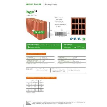 Fiche produit bgv15 et accessoires