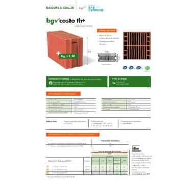 Fiche produit brique bgv'costo th+