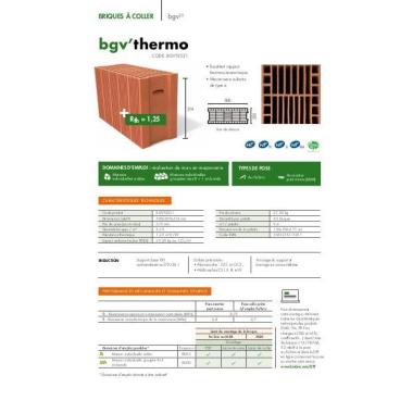 Fiche produit brique bgv'thermo