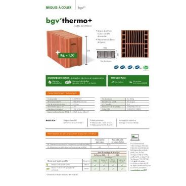 Fiche produit brique bgv'thermo+