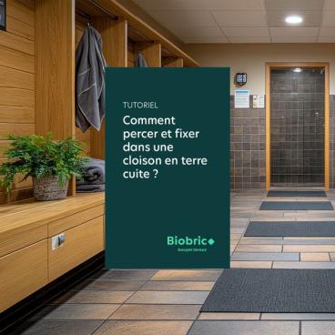 Tutoriel Biobric CLOISON - Comment percer et fixer dans une cloison en terre cuite ?