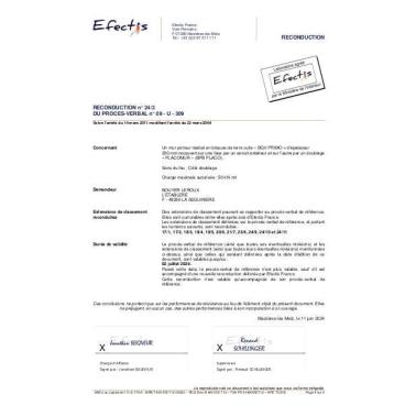 PV Feu bgv'primo + LDV optima 200 +13 REI90 5t n°09U309 ext 17-2
