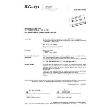 PV Feu bgv primo + PSE 140+10 REI90 5t n°09U309 ext 24-9