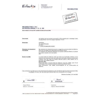 PV Feu bgv'primo + PU Sis Reve 140+13 REI30 5t n°12A053