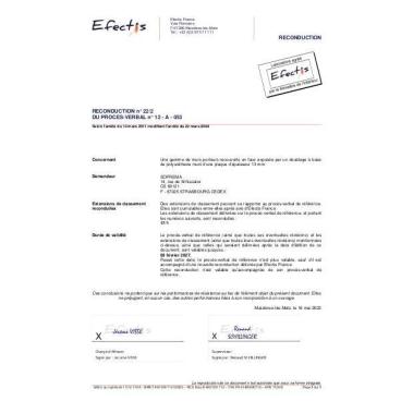 PV Feu bgv'thermo+ + aeroblue + PU Sis Reve 140+13 REI30 13t n°12A053