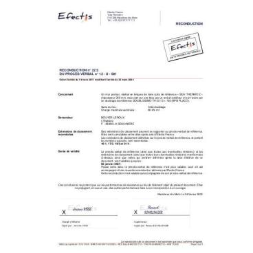 PV Feu bgv'thermo + LDV optima 200+13 REI90 6t n°12U001 Ext17-2