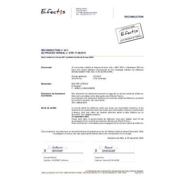 PV Feu bgv'uno + LDV optima 200+13 REI45 5t n°EFR17002319 ext 17-1 22-4