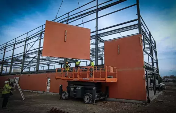 Chantier construction Prefabric Home