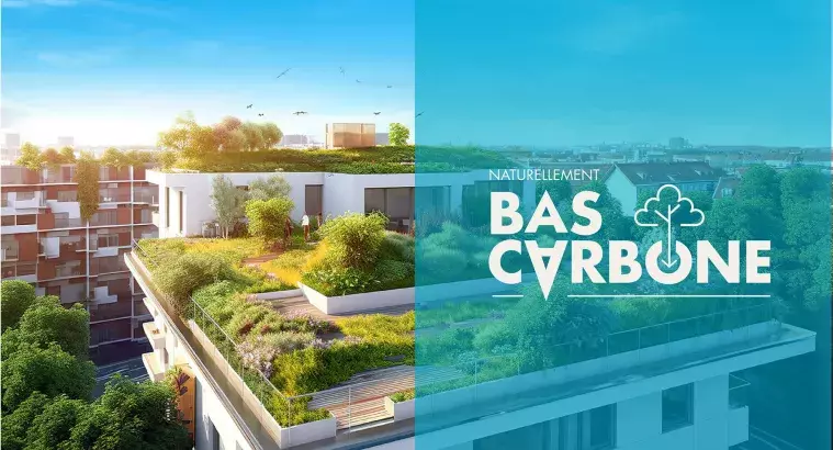 Visuel bâtiment avec briques Biobric naturellement bas carbone