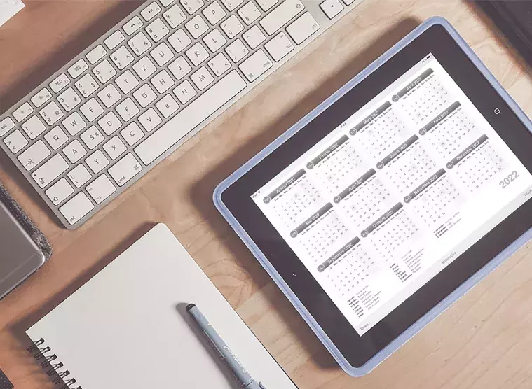 calendrier 2022 date application RE2020 1500x1099px