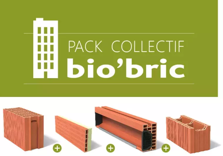 Schéma pack logement collectif Biobric
